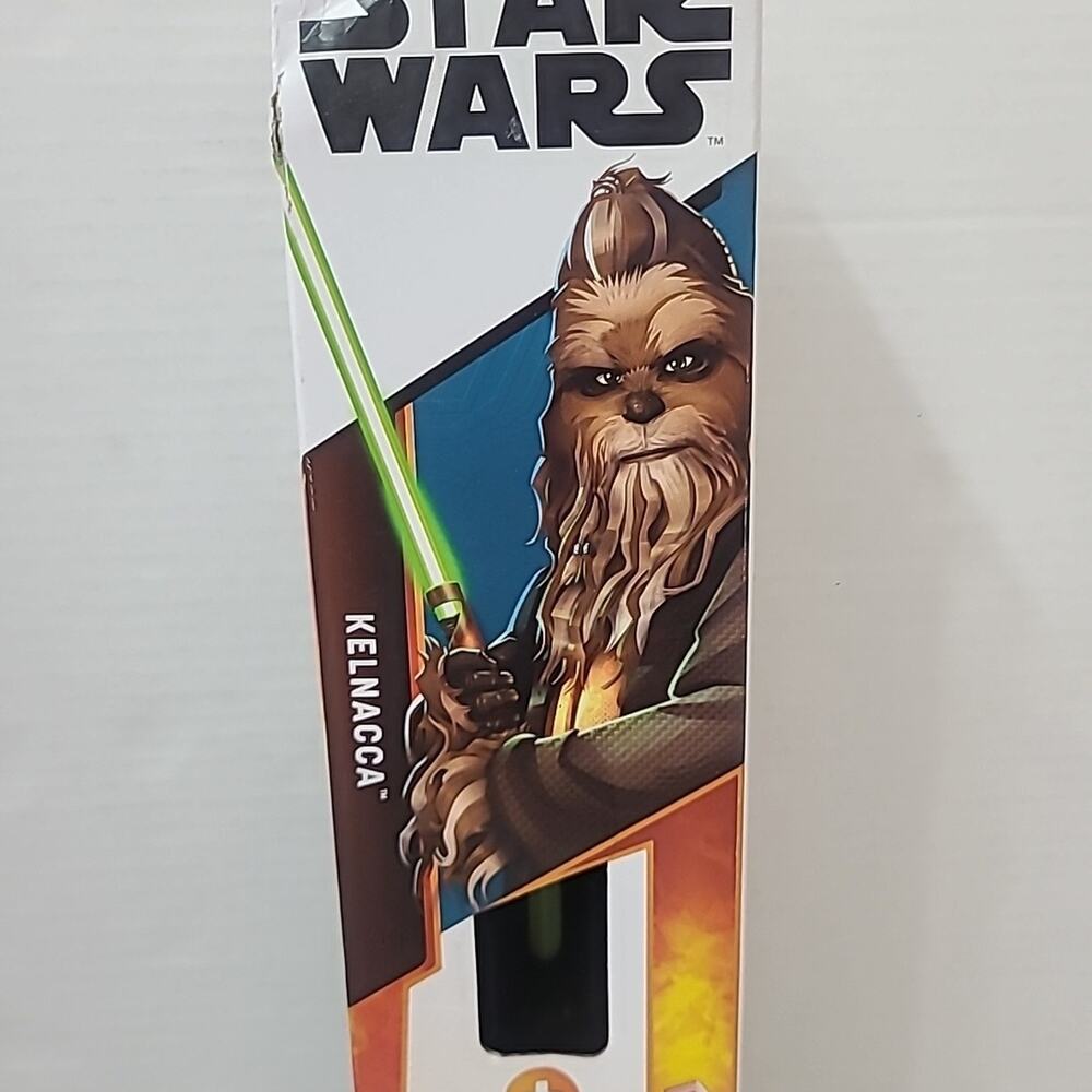 Star Wars ACOLYTE Jedi Wookie Kelnacca Electronic Lightsaber Forge Kybercore New